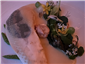 Bresse chicken with truffles plated